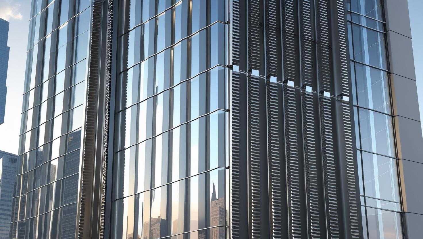 ترکیب لوور و شیشه