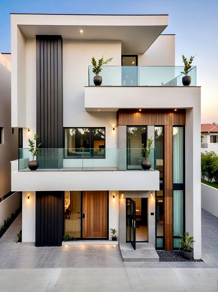 معماری ویلا در زمین‌های شیب‌دار و کوهستانی