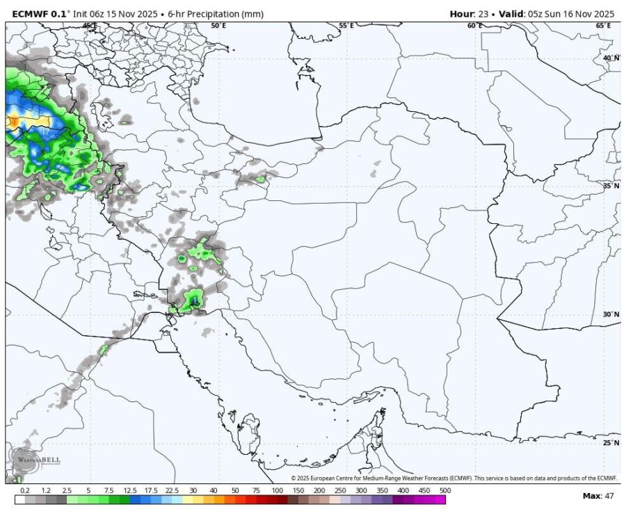 تهران تا روز دوشنبه بارانی می شود