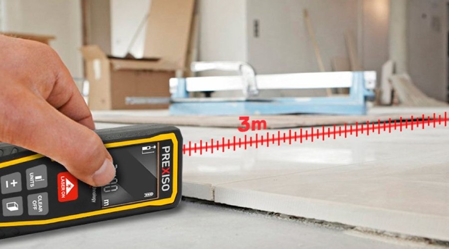 بررسی خطاها در متر لیزری