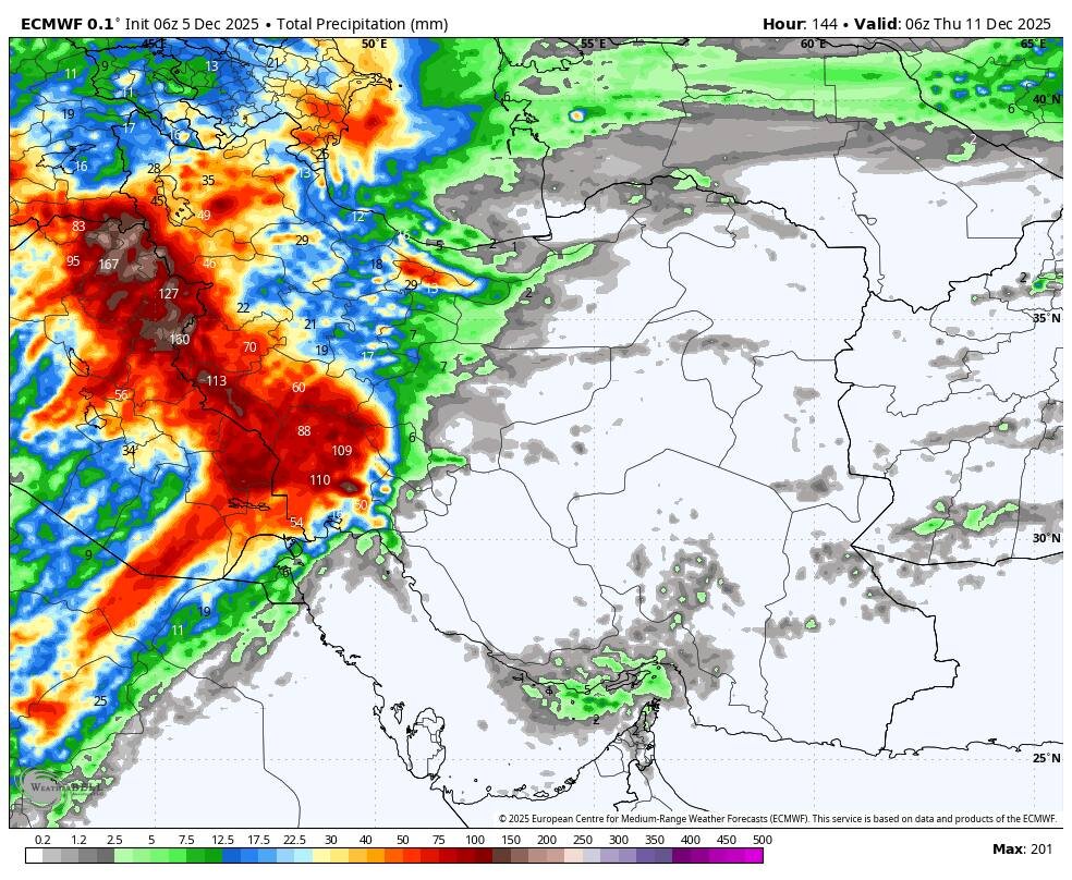 ورود پیاپی سامانه‌های بارشی به کشور از فردا؛ هوا سردتر می‌شود