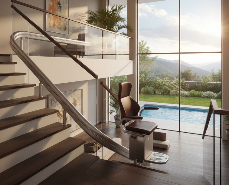 راهنمای جامع سفارش فوری، ساخت و نصب بالابر پله و پله‌پیما (مستقیم و چرخشی) | بالاافزار، انتخاب اول و آخر