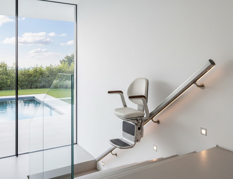 راهنمای جامع سفارش فوری، ساخت و نصب بالابر پله و پلهپیما (مستقیم و چرخشی) | بالاافزار، انتخاب اول و آخر